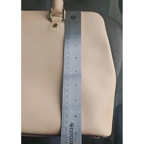 Michael KORS  Cream LARGE Satchel Handbag Used - Picture 10 of 16